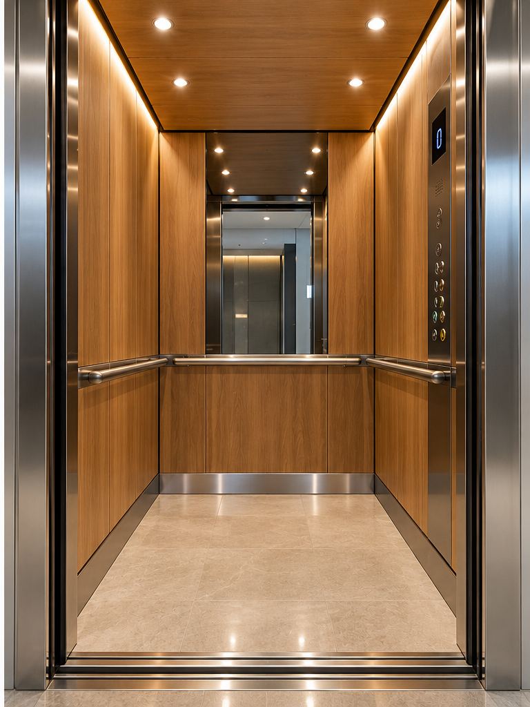 rivestimento di una cabina ascensore a roma